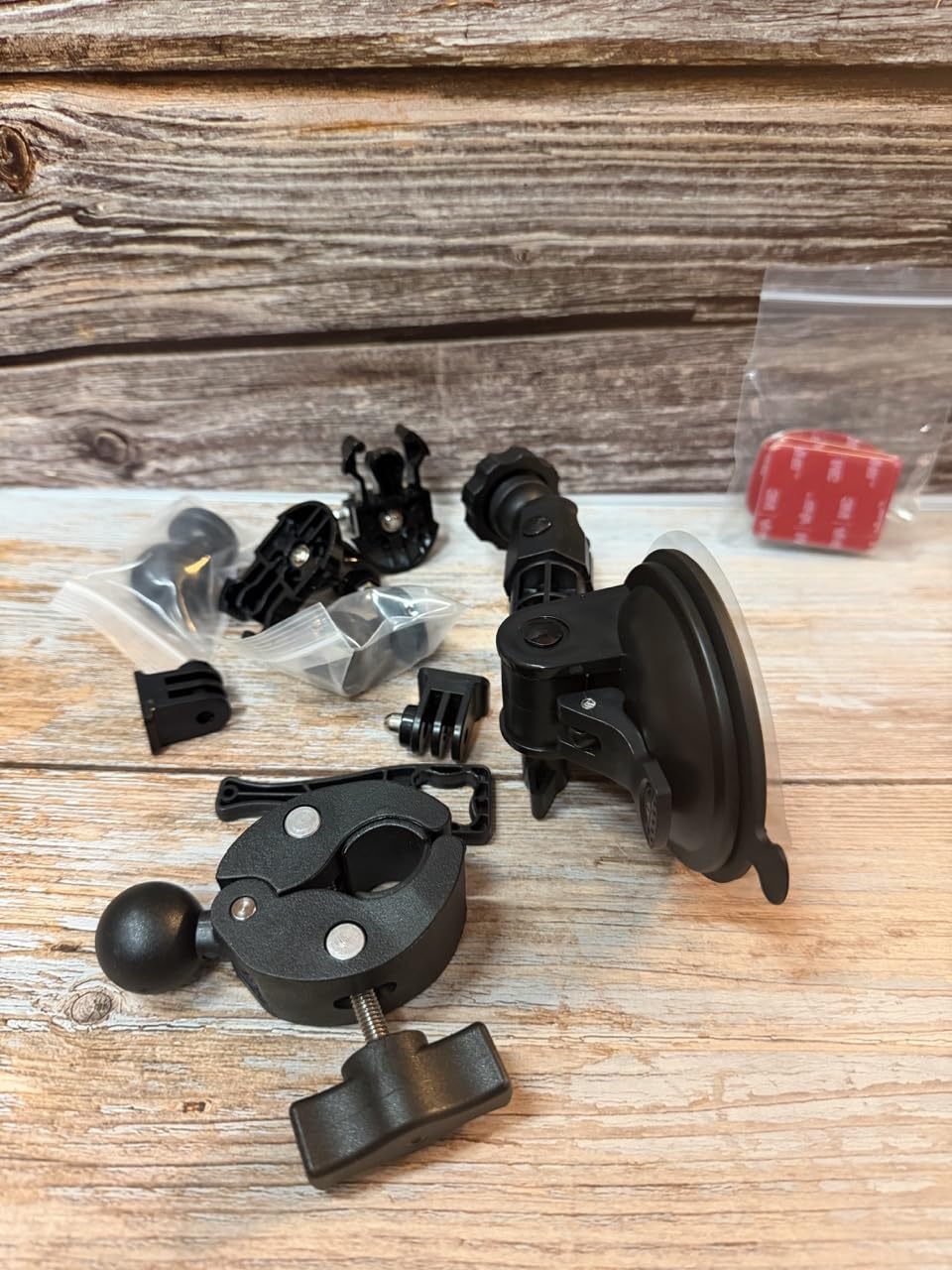 PellKing Accessories Kit for DJI Osmo Action 6, Carrying Case with Belt 135cm Selfie Stick Tripod Waterproof Housing Suction Cup Magnetic Handlebar Mount Qucik Release Clip 4 in 1 Body Mount customer photo 1