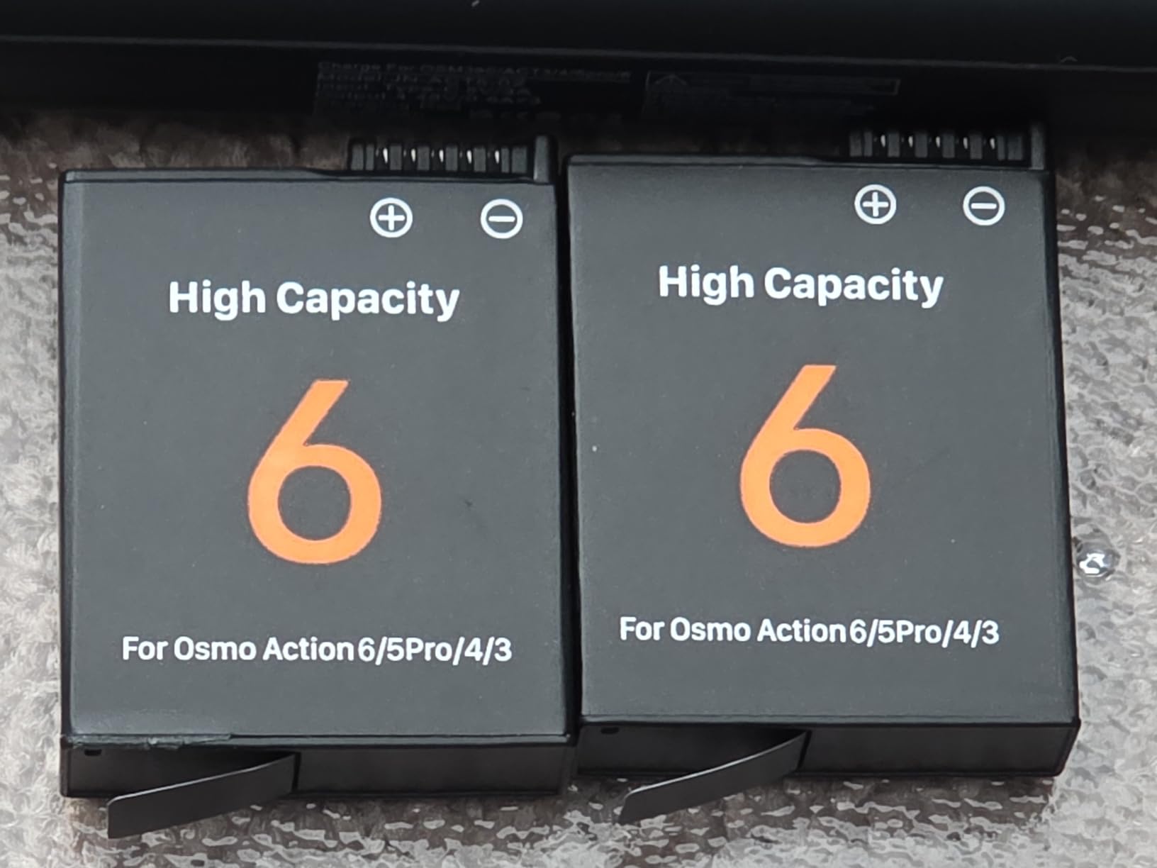 2-Pack 2800mAh Battery Kit for DJI Osmo Action 6 5 Pro 4 3 | 3-Channel Fast Charging Hub, Compatible for DJI OSMO Action 6, Action 5 Pro, Action 4, Action 3, OSMO 360 Cameras customer photo 1