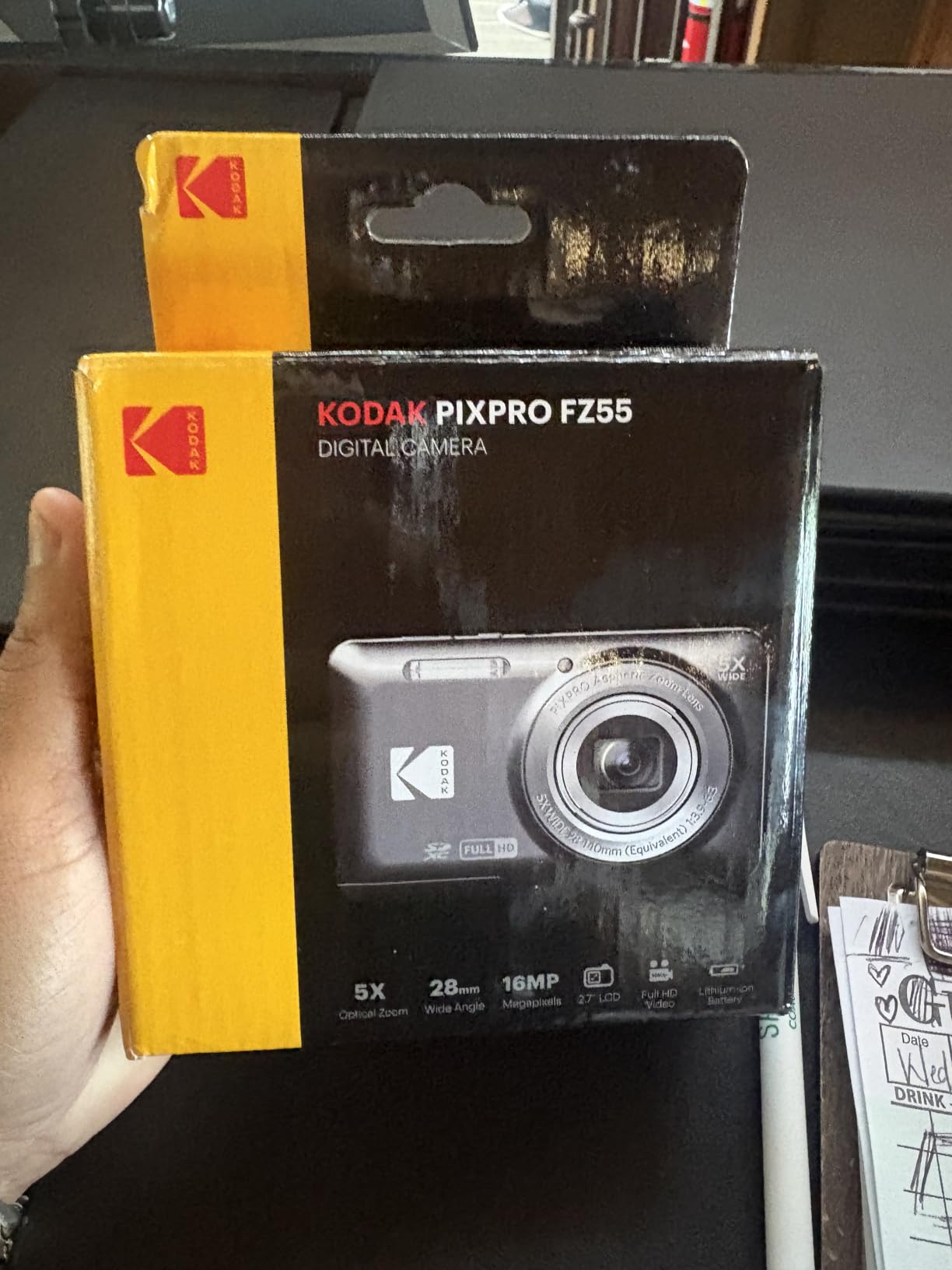 Kodak PIXPRO FZ55 Digital Camera Black | 16MP Compact Point & Shoot, 5X Optical Zoom, 28mm Wide Angle Lens, 1080P Full HD Video, Black + Camera Case & 32GB SD Card customer photo 1