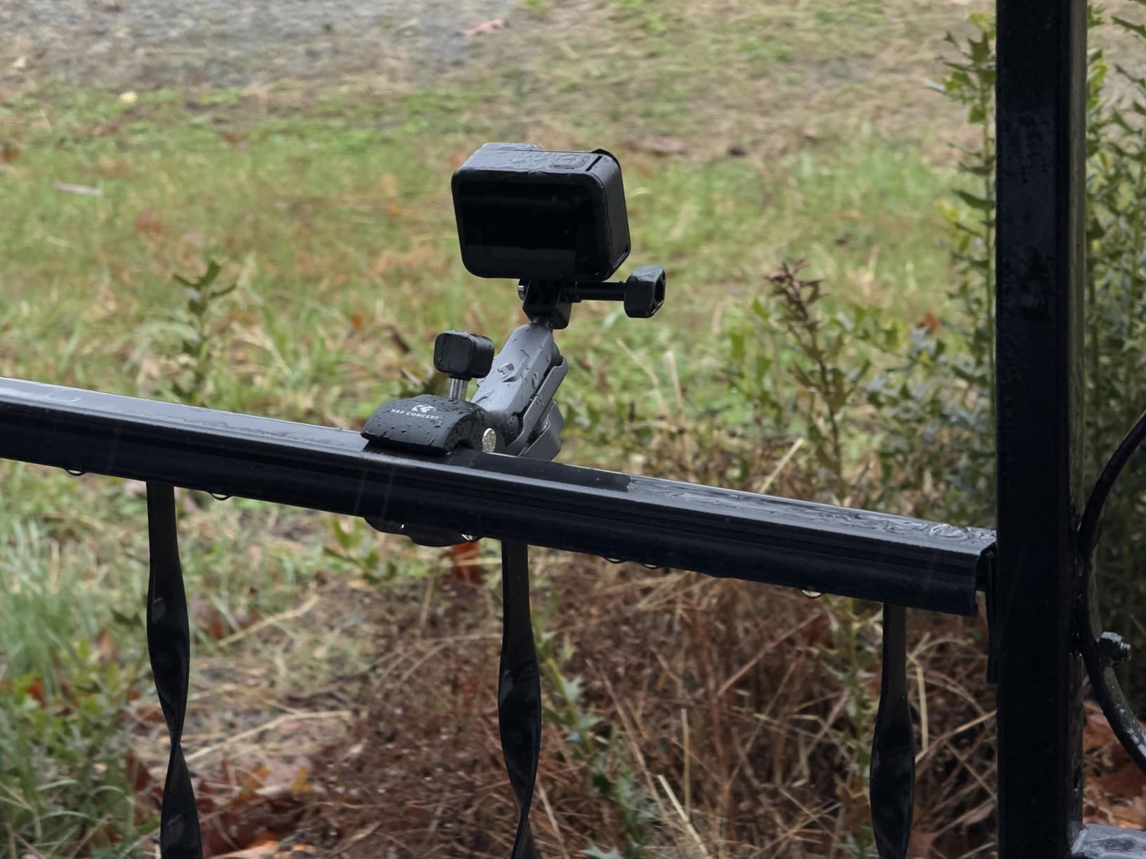 K&F CONCEPT Super Clamp Camera Mount with 360° Dual Ball Head, Bike/Motorcycle Handlebar Mount | with 360° Dual Ball Head Compatible with DJI Action 6/5/4/3, Hero 13/12/11/10, 360 X5 X4, MS100 customer photo 1