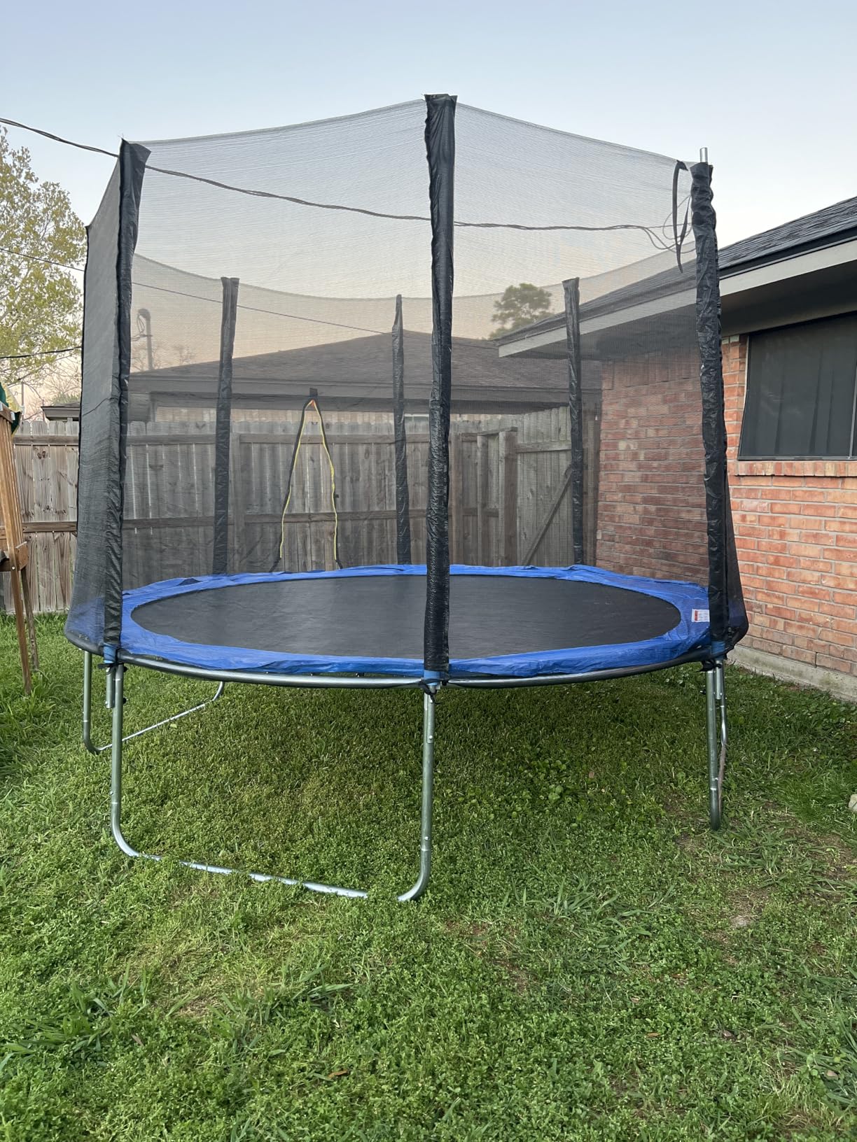 Trampoline with Net,10FT 12FT 14FT Trampoline Outdoor for Kids & Adults,Recreational Trampoline with Basketball Hoop & Ladder customer photo 2