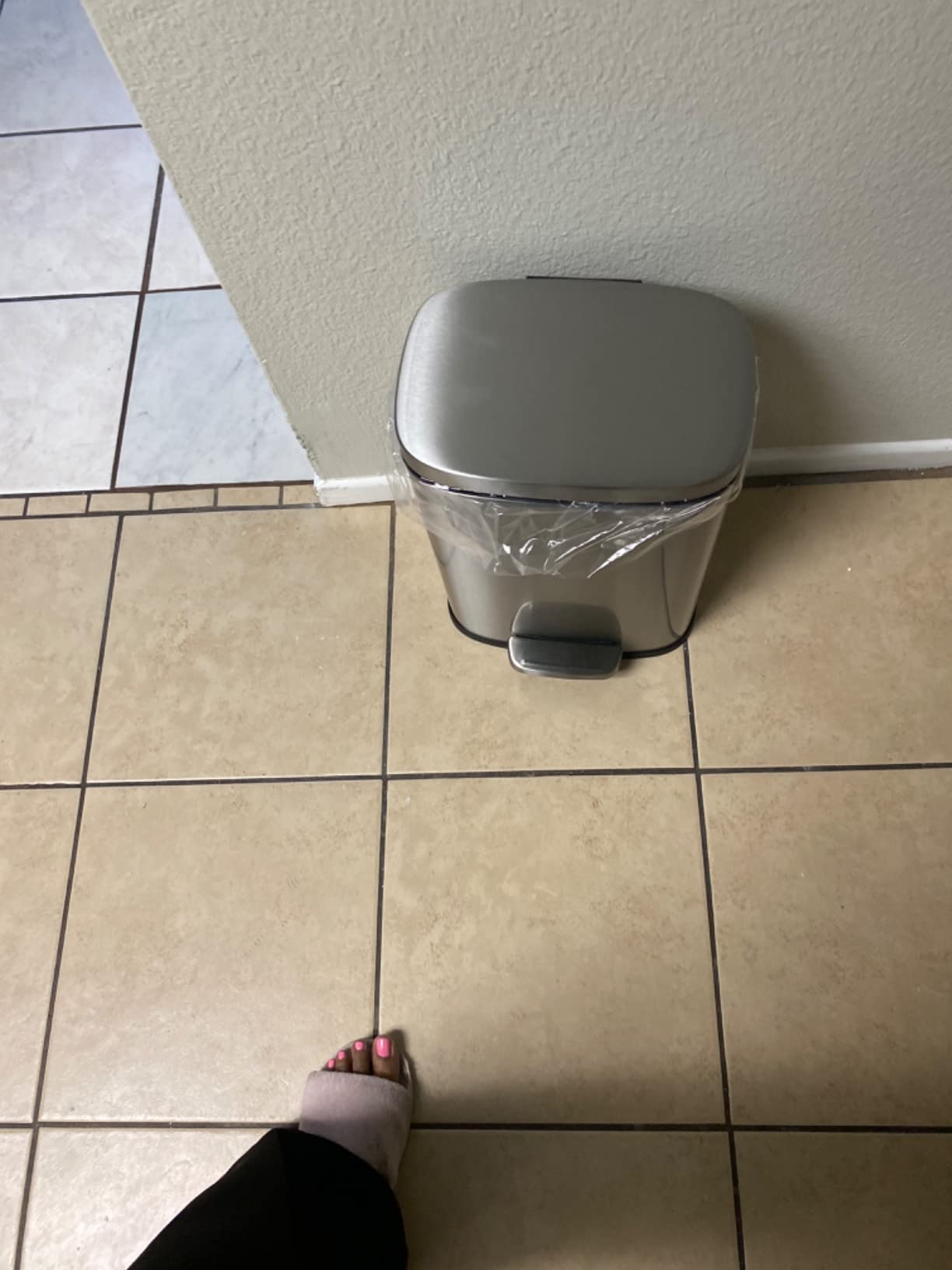 iTouchless Odor-Locking Diaper Pail - 2026 Award-Winning Ag+ Silver Ion Nursery Bin customer photo 1