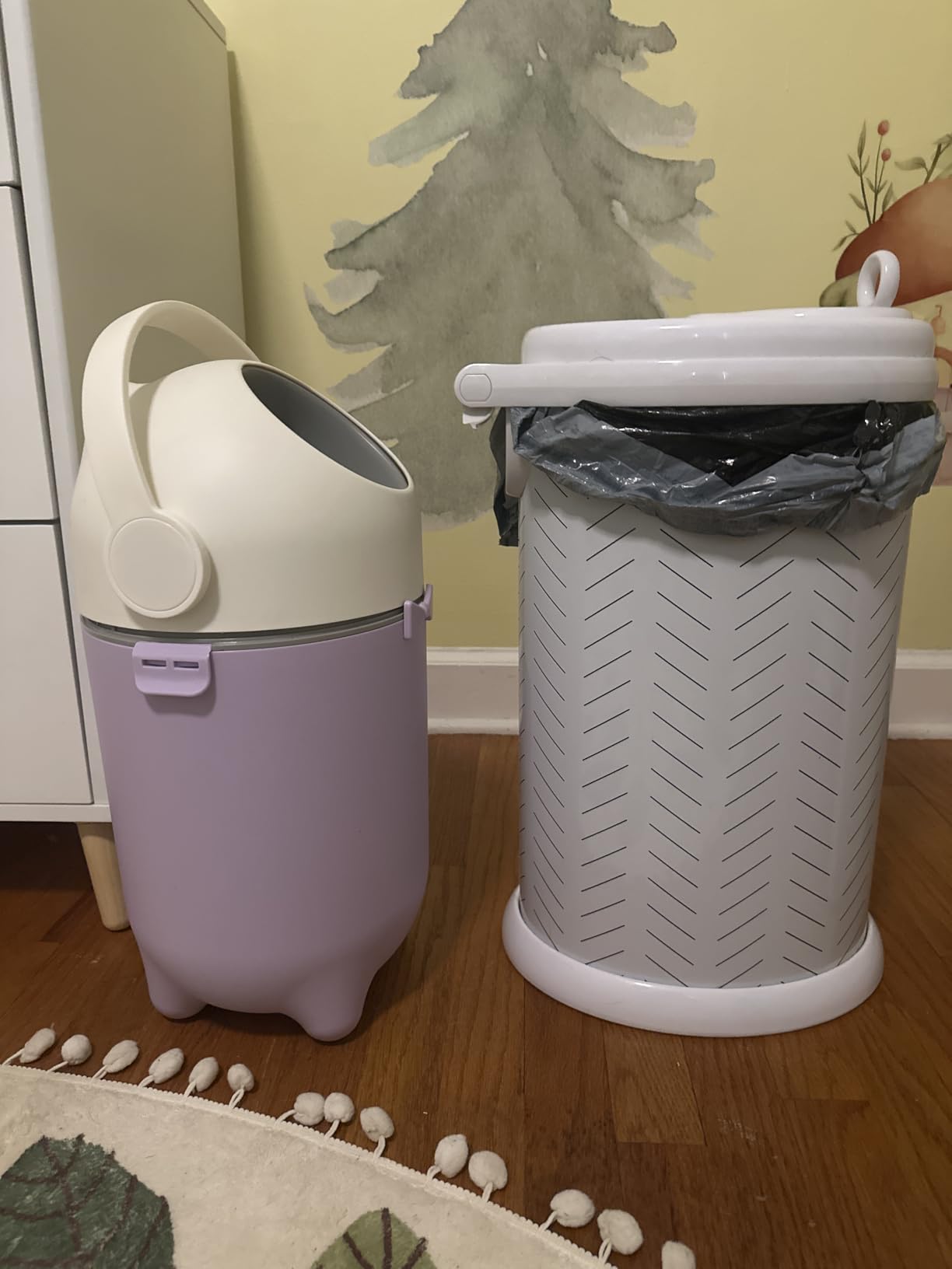 iTouchless Odor-Locking Diaper Pail - 2026 Award-Winning Ag+ Silver Ion Nursery Bin customer photo 2