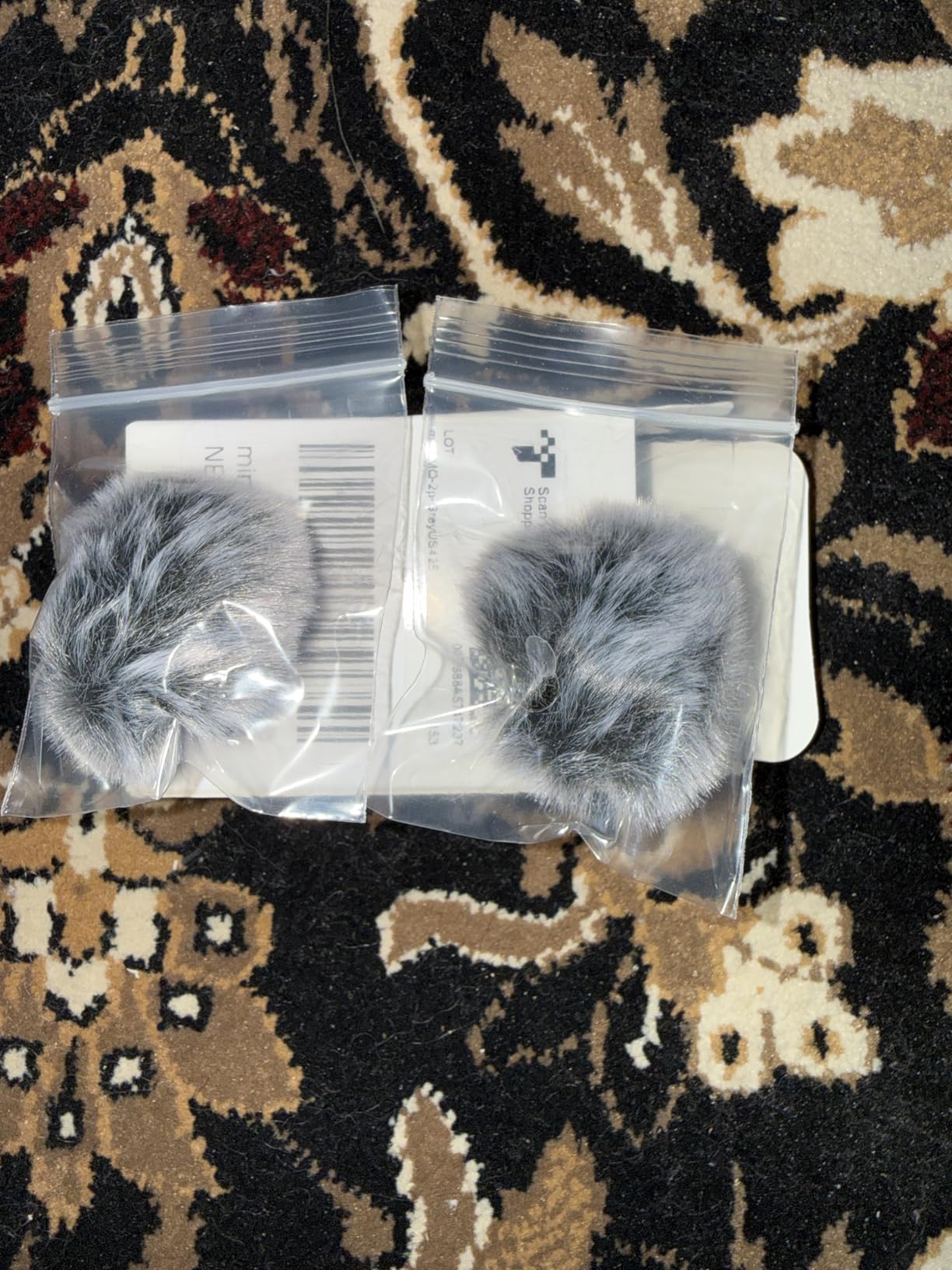 Microphone Windscreen for DJI MIC MINI (2024) Wireless Microphone Furry Wind Muff Accessories (2 Packs-Grey) customer photo 2