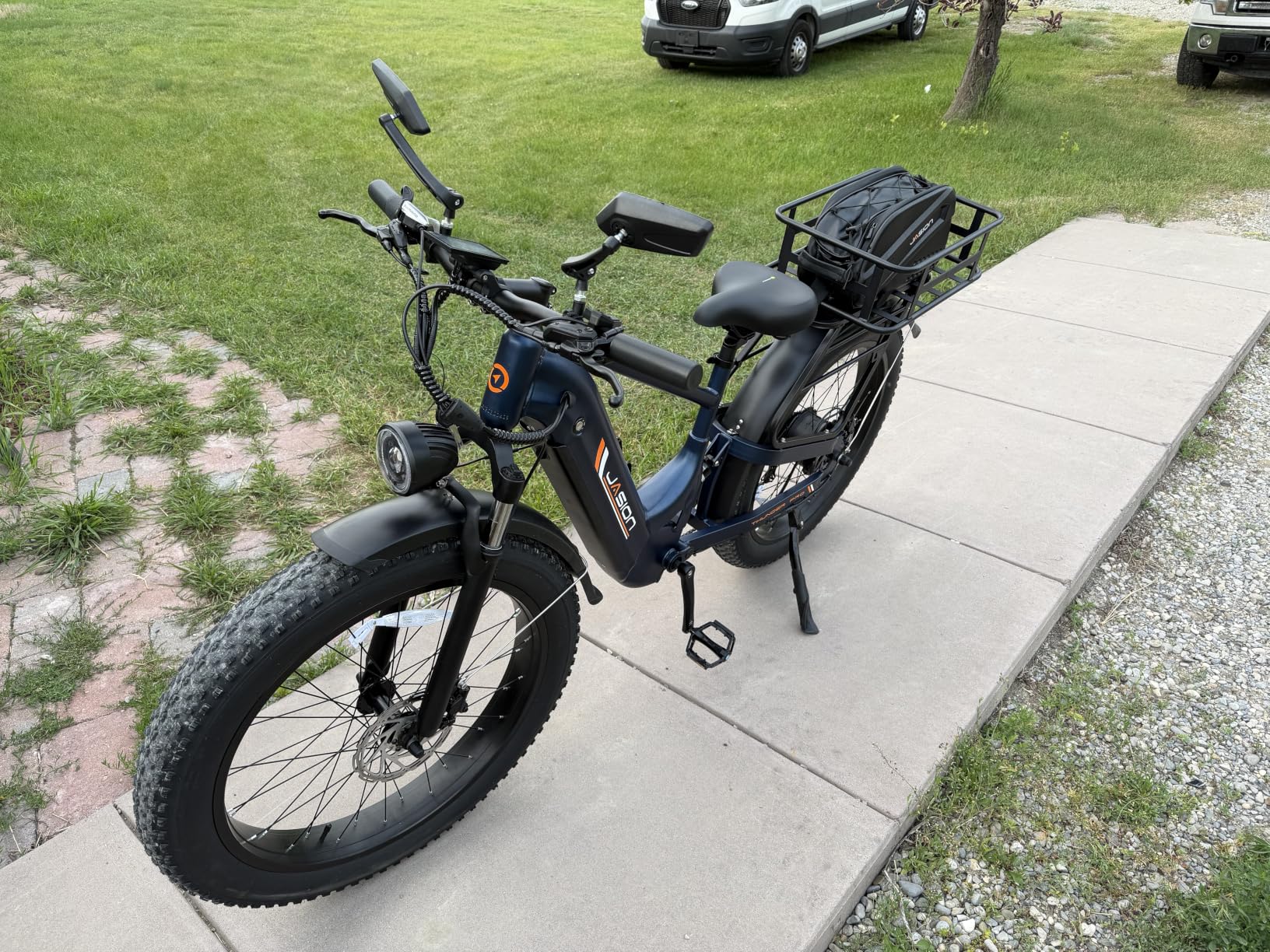 Jasion Thunder PRO/ST Electric Bike, 2000W Peak Ebikes for Adults, 26'' Fat Tire Best Ebike for Men, 90 Miles with 1040Wh Battery, 35 MPH Max Speed Bicycles, 500 lbs Capacity, UL2849 customer photo 1