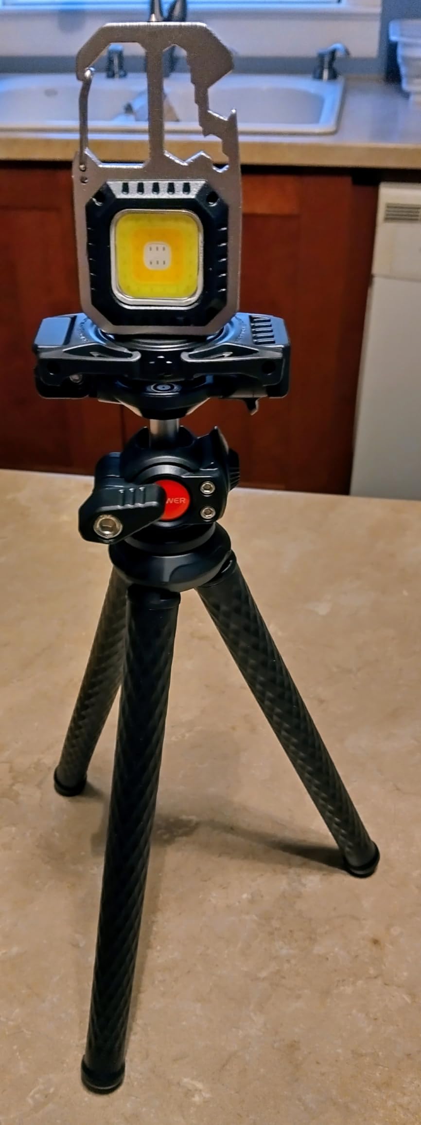 NEEWER Flexible Phone Tripod, Small Mini Camera Webcam Desk Stand, Phone Holder & Action Camera Mount Adapter Compatible with iPhone GoPro DJI Pocket 4 3 Xtra Muse Insta360 for Video Recording, TP34 customer photo 2