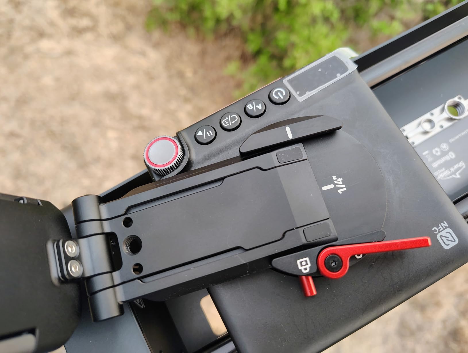 IFOOTAGE Shark Slider Pico Motorized Mini Slider, 15.7'' 2-Axis Phone Dolly Track Slider Video Stabilizer Rail customer photo 1