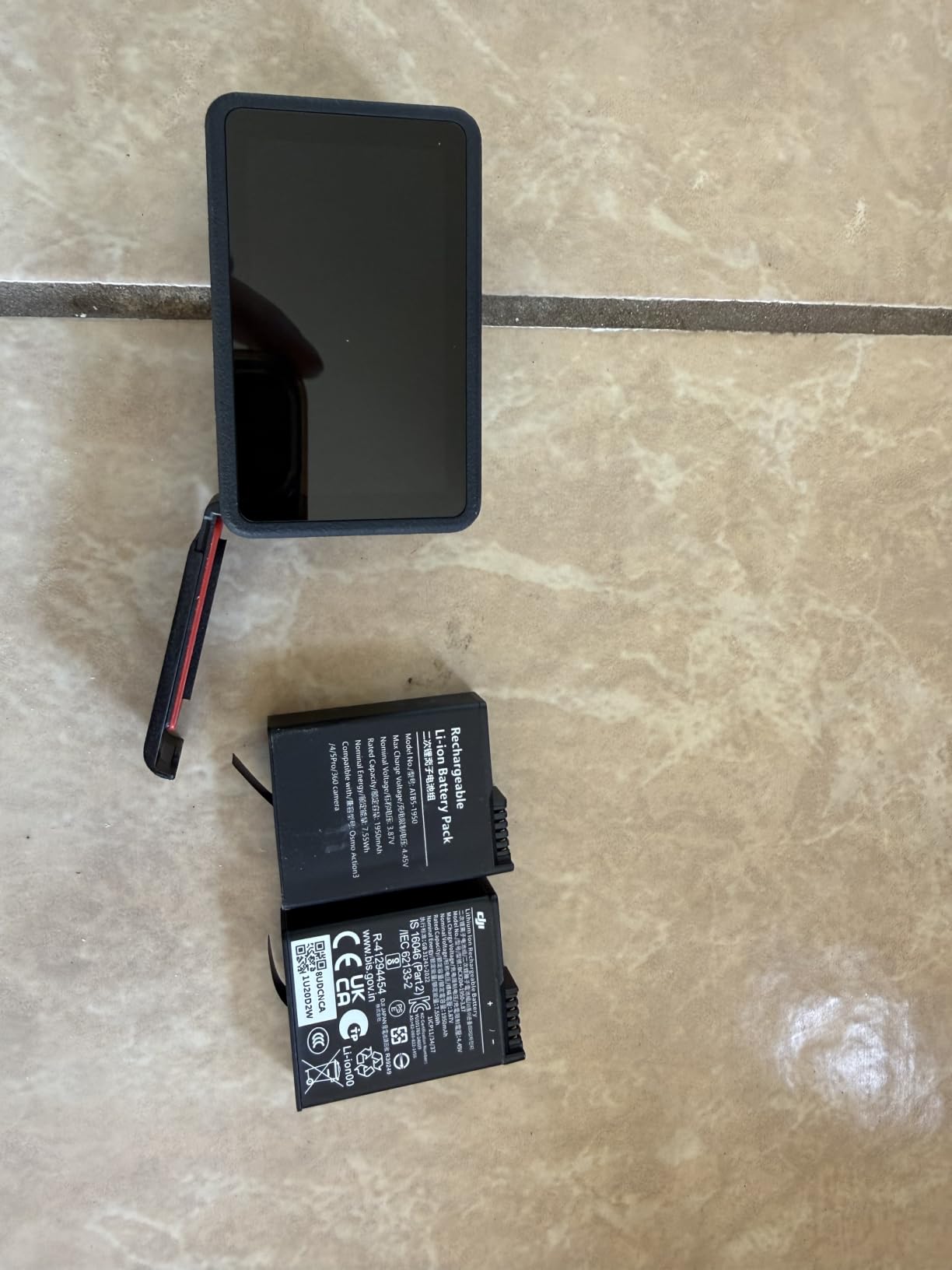 2-Pack DJI Osmo Action Extreme Battery | 1950 mAh Compatible for DJI OSMO Action 6, Action 5 Pro, Action 4, Action 3, OSMO 360 Cameras customer photo 2