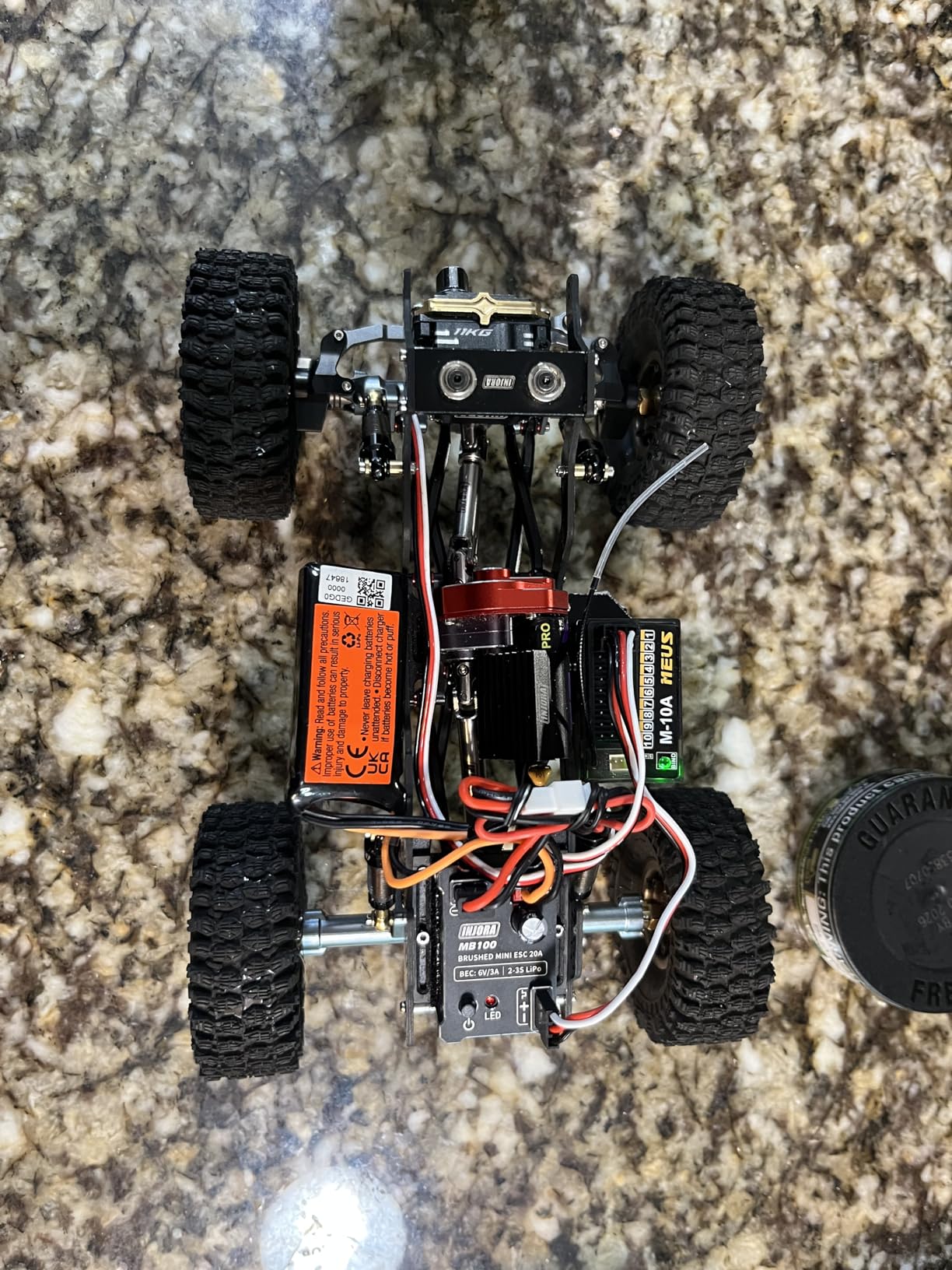 INJORA MB100 G2 Waterproof 40A Brushed ESC for 1/24 1/18 RC Crawler customer photo 1