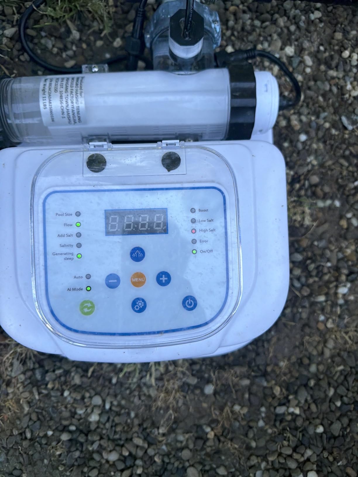 Salt Chlorine Generator for Above Ground Pools, Up to 10,000 Gallons, Intelligent Saltwater Pool System with Auto Chlorine Calculation, Salt Level Detection & Smart Salt Addition Guidance customer photo 1