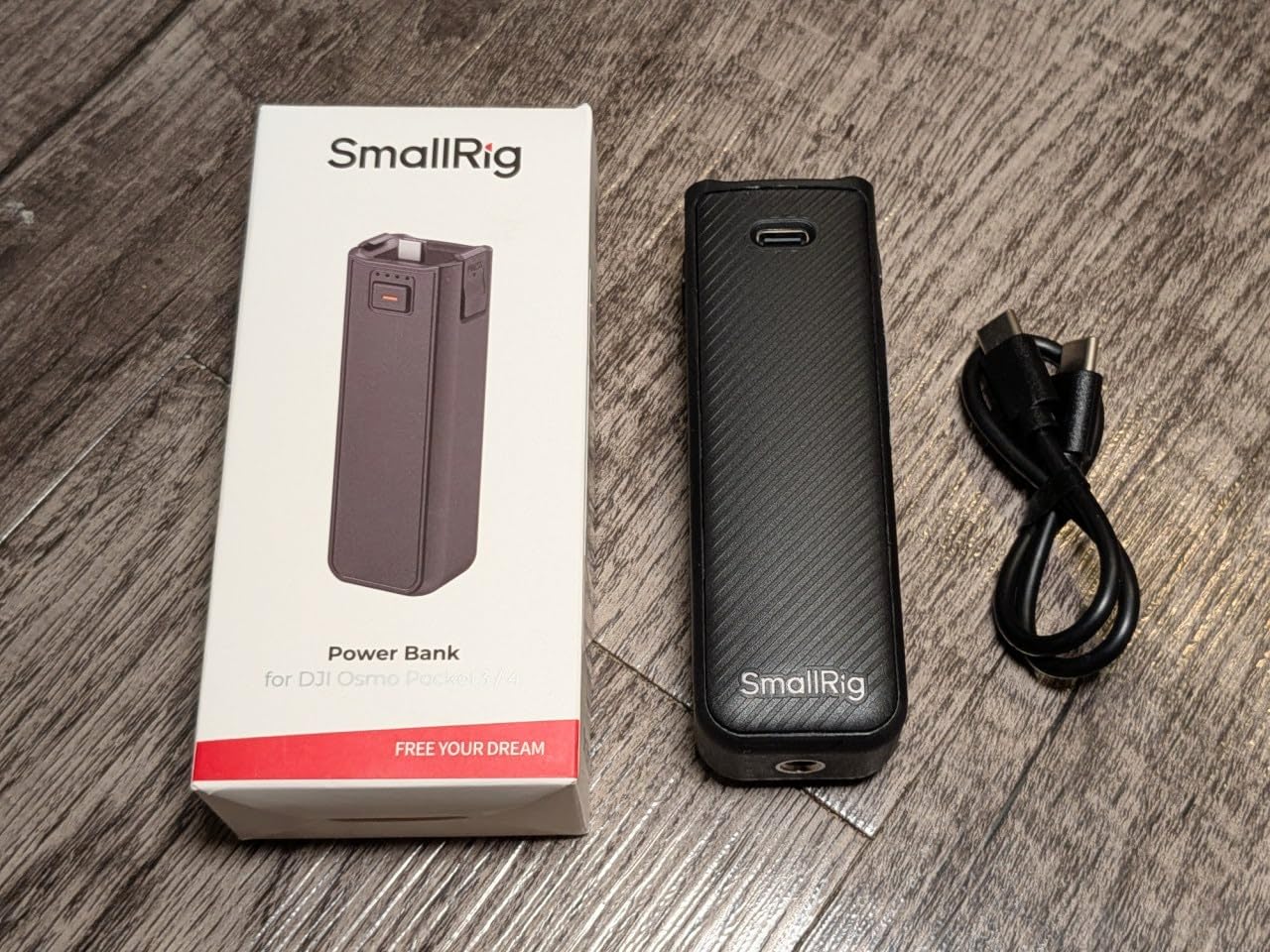 SmallRig Osmo Pocket 4P/4/3/Xtra Muse Battery Handle 5000mAh for DJI | 20W Fast Charge Power Grip, Wireless Mic Direct Connection, 1/4