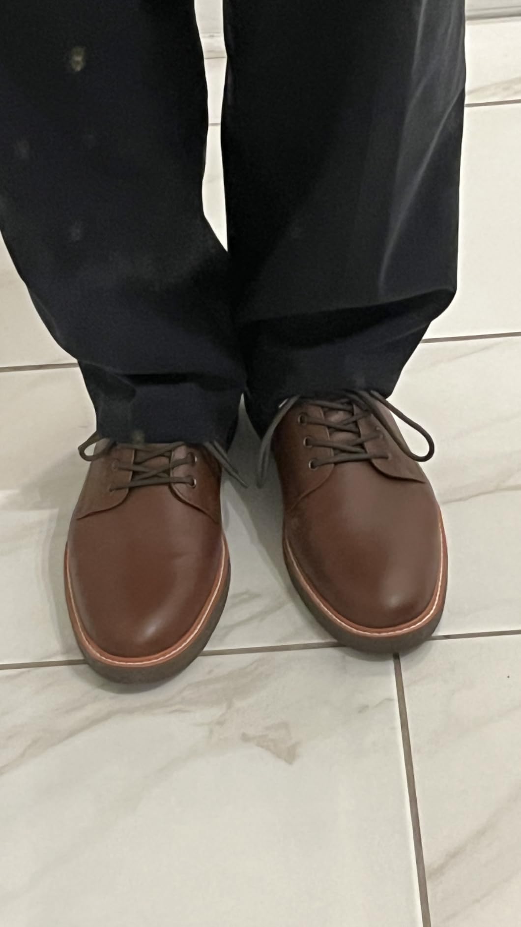 G.H. Bass & Co. Men's Hyde Derby Lace-Up Dress Shoe customer photo 2