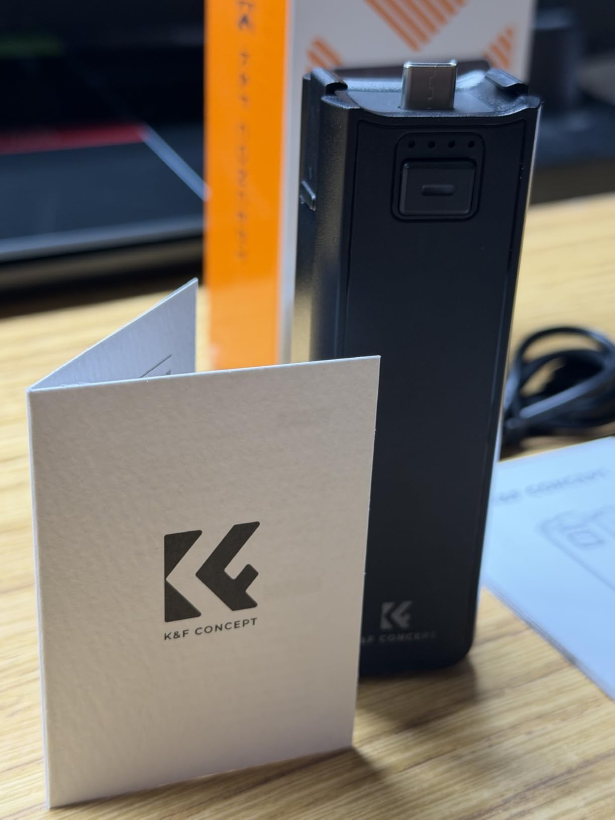 K&F CONCEPT 5000mAh Fast Charging Battery Handle for Osmo Pocket 3/4/4 Pro | Xtra Muse Power Grip with 20W, Wireless Mic Direct Connection, 1/4