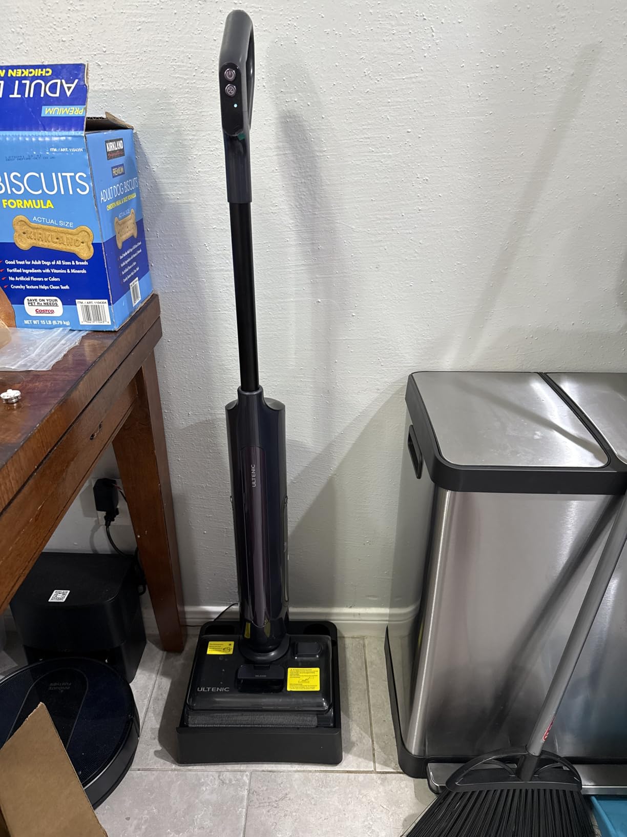 Ultenic Wet Dry Vacuum Cleaner, Vacuum Mop for Wet & Dry Messes, 180° Lay-Flat & Auto Self-Cleaning, 60Mins Runtime & Edge-Cleaning, Anti-Tangle Roller for Hard Floor and Pet Hair, AC1 TriFlex customer photo 2