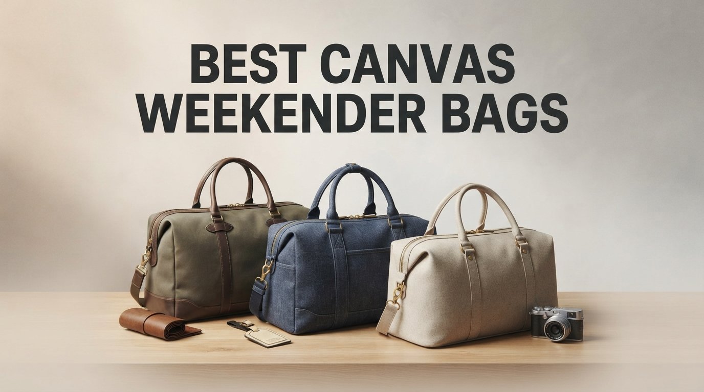 best canvas weekender bags