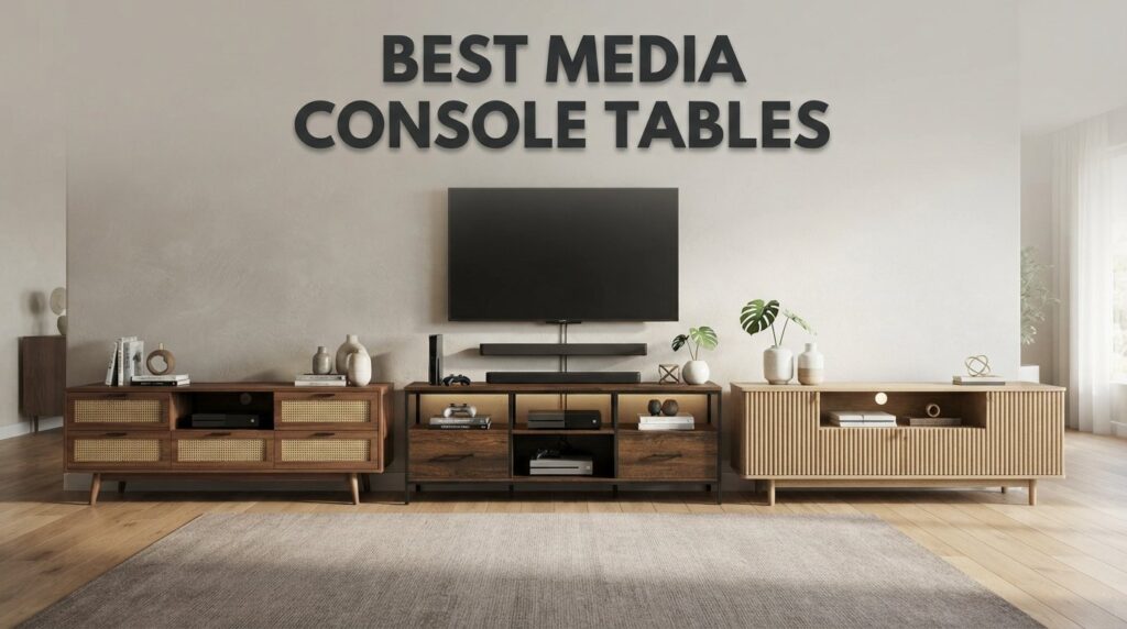 best media console tables