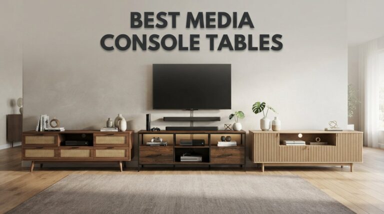 best media console tables