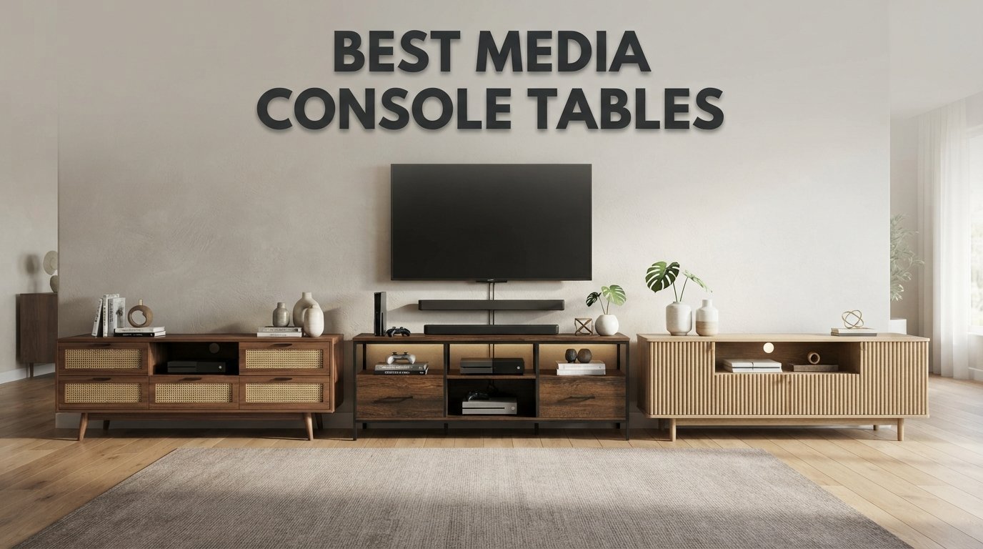 best media console tables