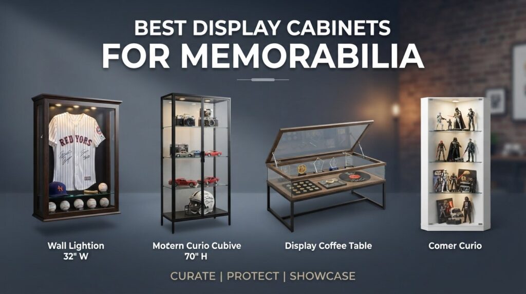 best display cabinets for memorabilia