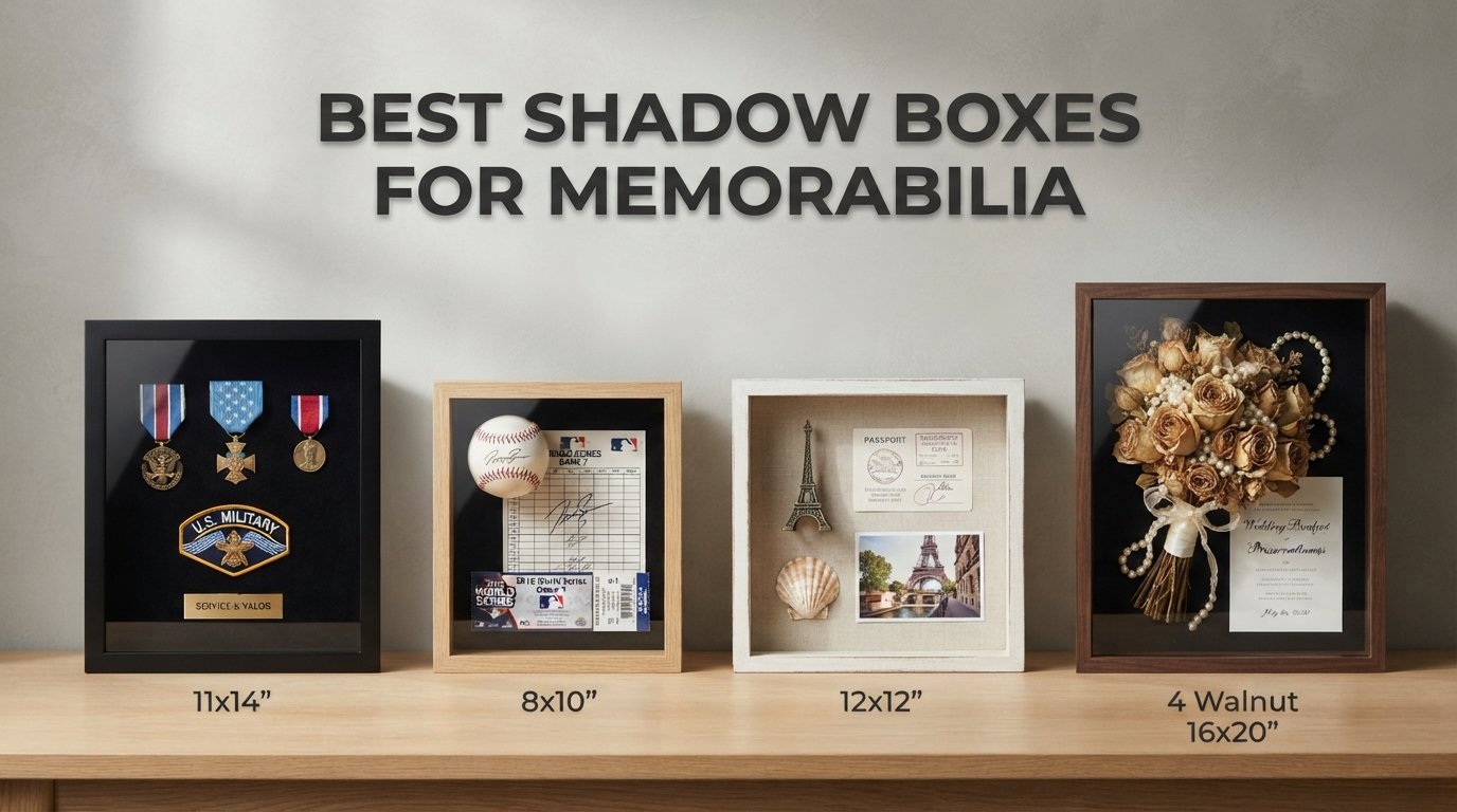 best shadow boxes for memorabilia