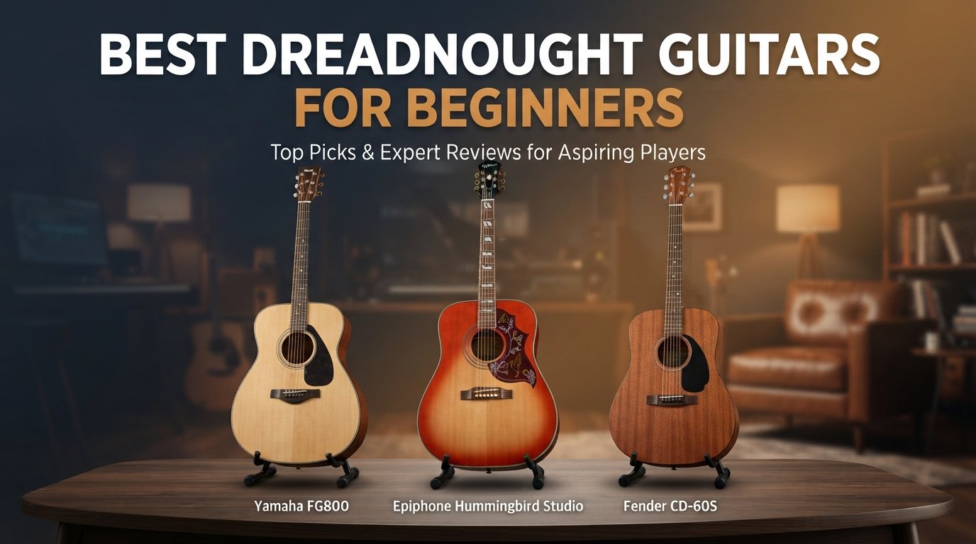 best dreadnought guitars for beginners