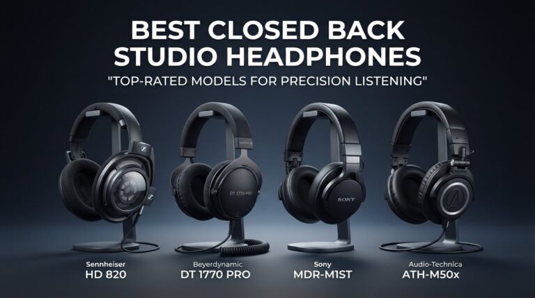 best closed back studio headphones