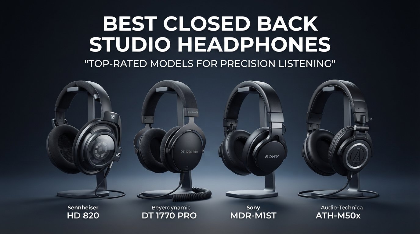 best closed back studio headphones