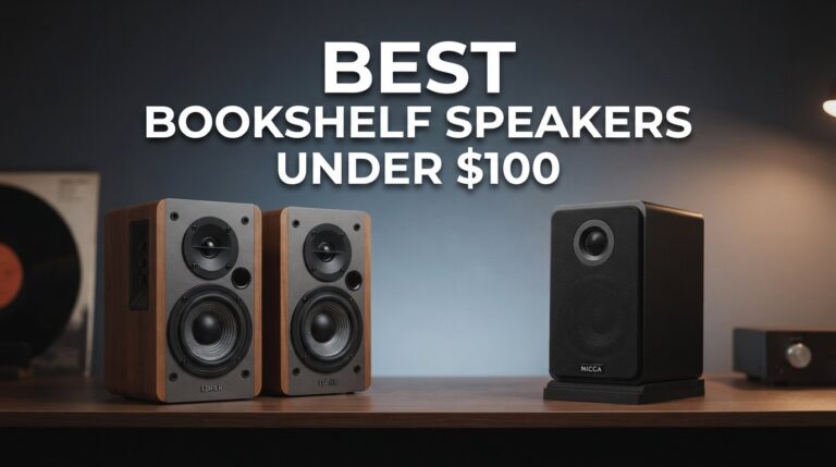 best bookshelf speakers under 100