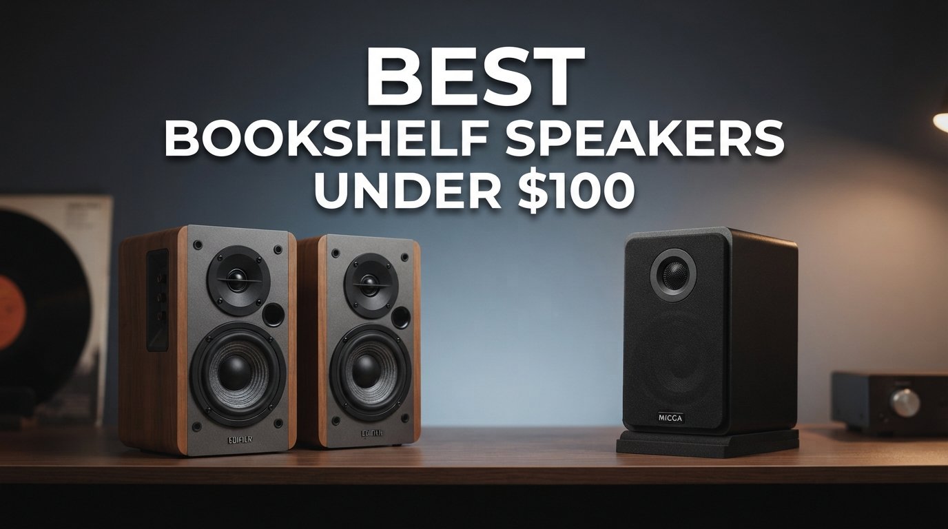 best bookshelf speakers under 100