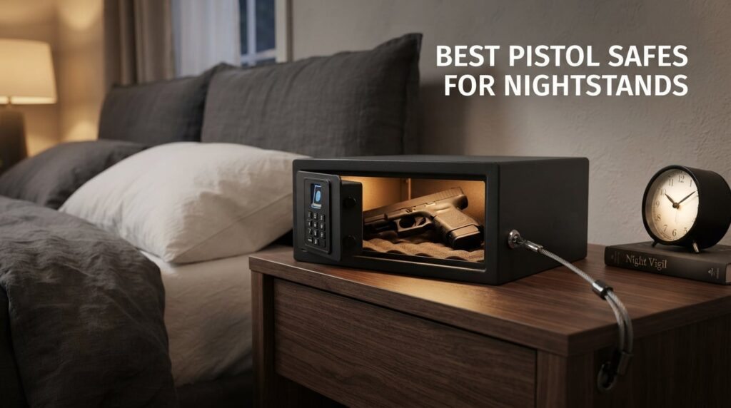 best pistol safes for nightstands