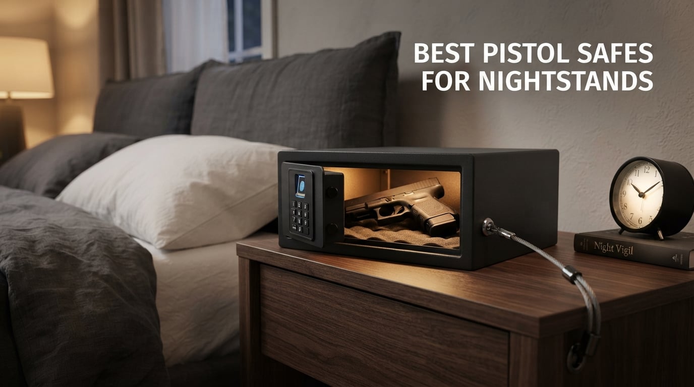 best pistol safes for nightstands