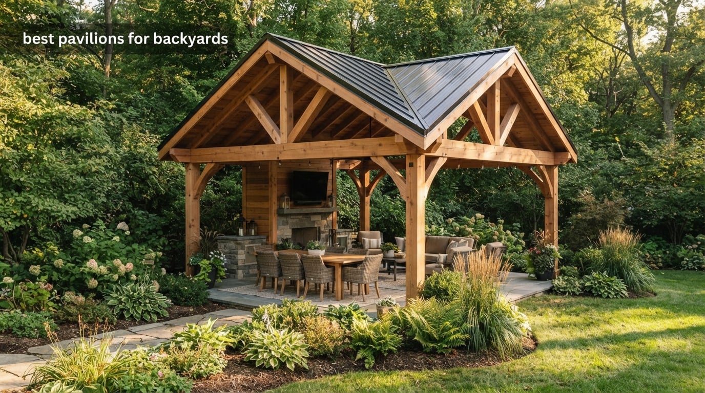 best pavilions for backyards