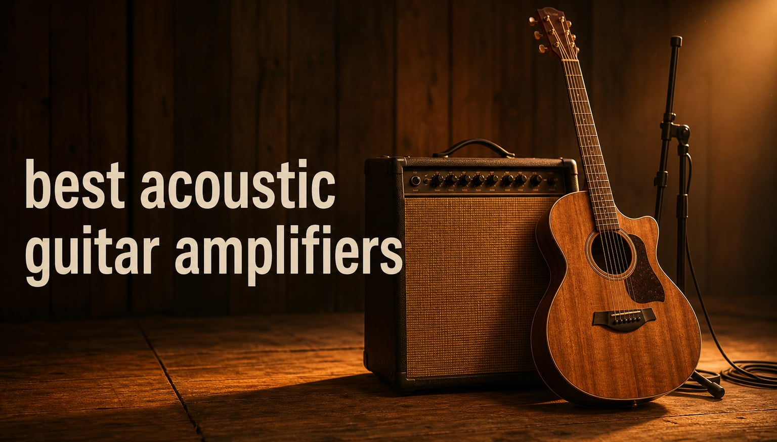 best acoustic guitar amplifiers