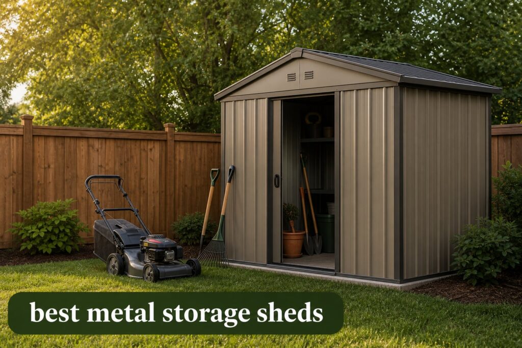 best metal storage sheds