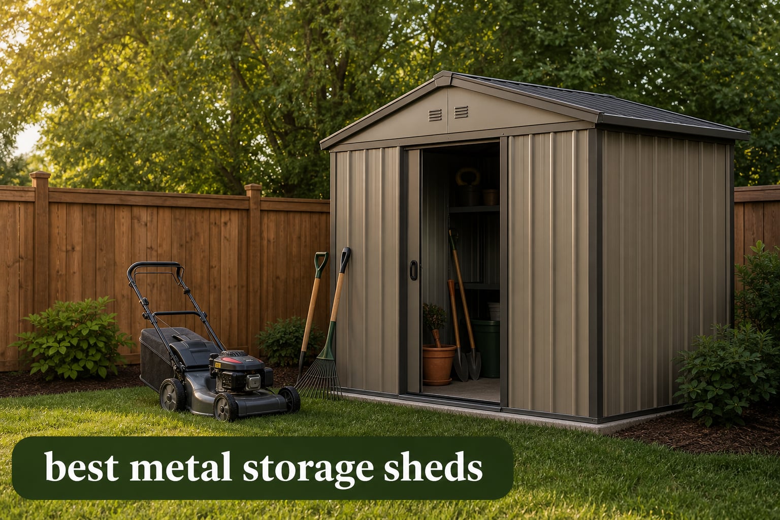 best metal storage sheds