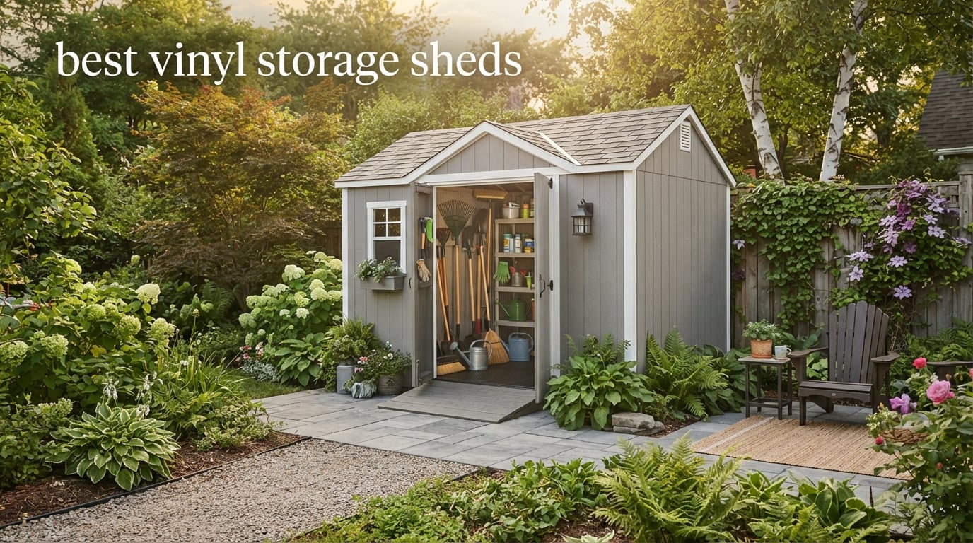 best vinyl storage sheds