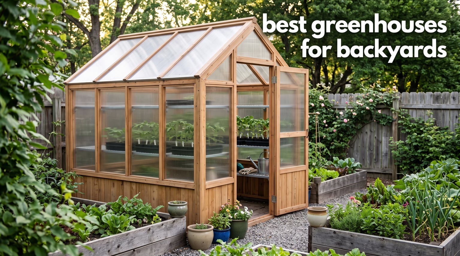 best greenhouses for backyards