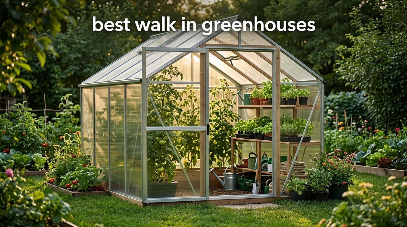 best walk in greenhouses