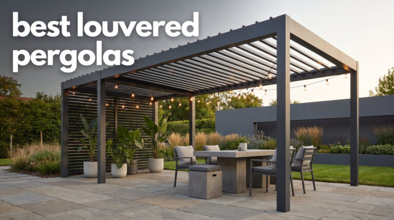 best louvered pergolas