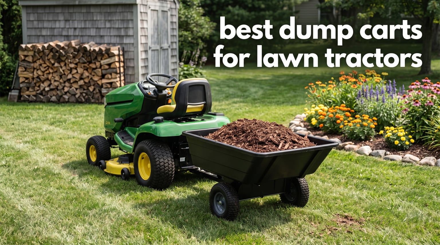 best dump carts for lawn tractors