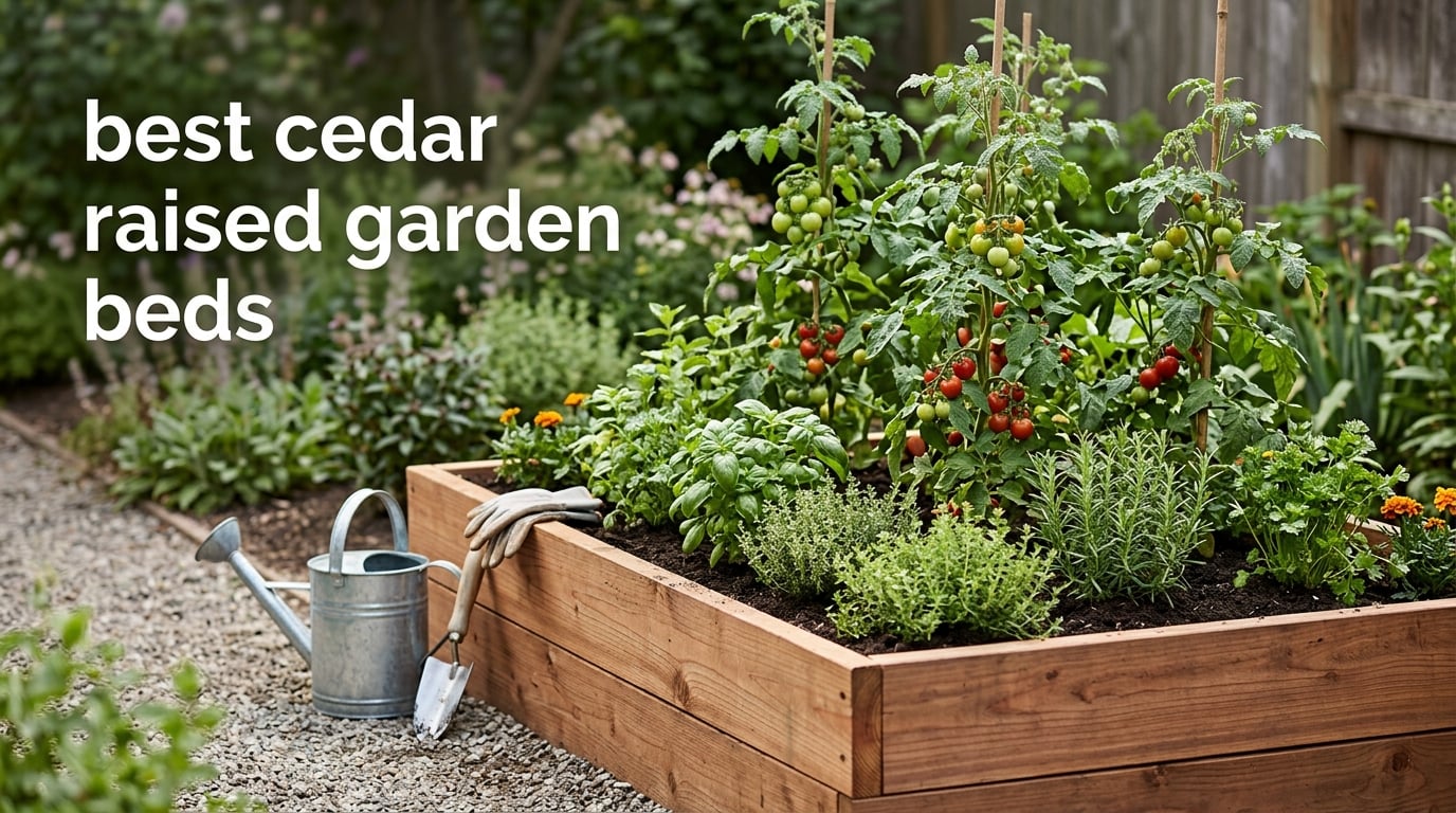 best cedar raised garden beds