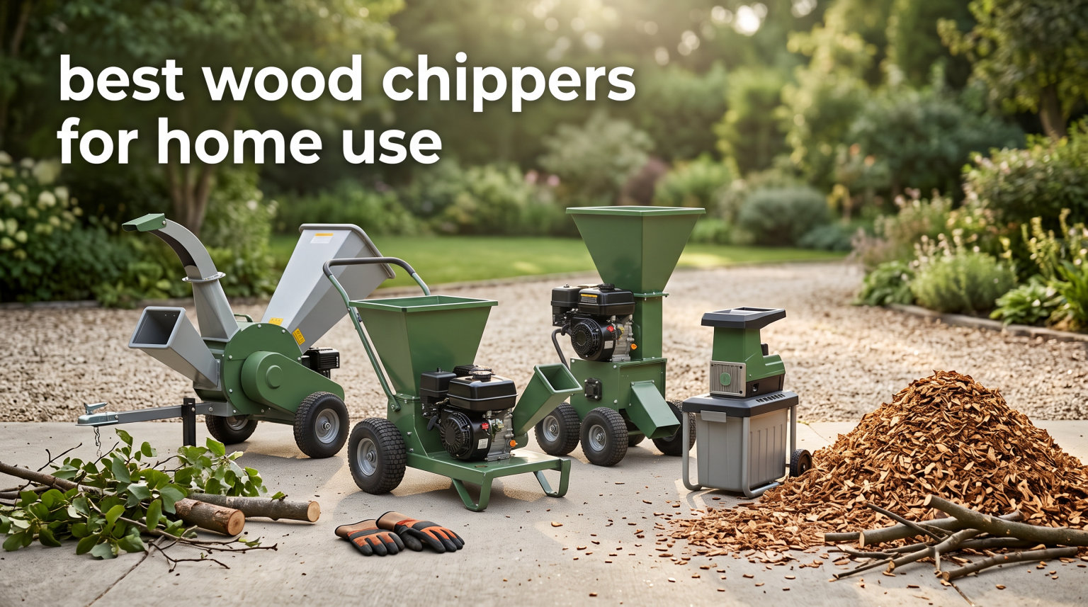 best wood chippers for home use
