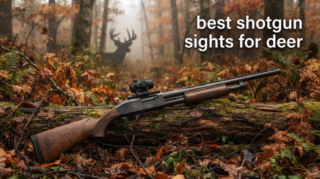 best shotgun sights for deer