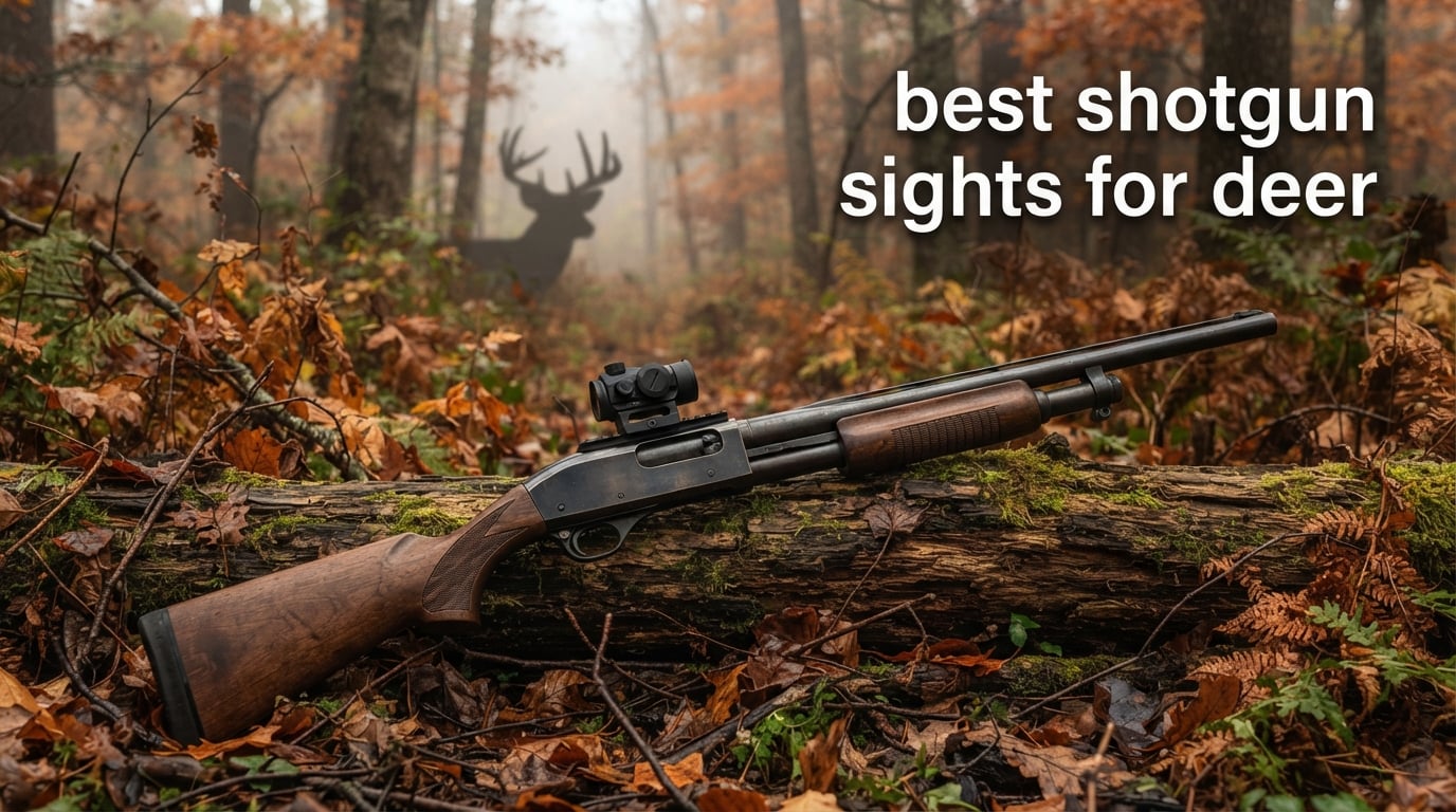 best shotgun sights for deer