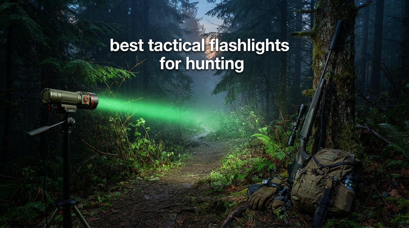 best tactical flashlights for hunting
