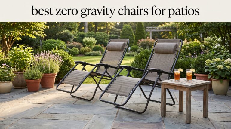 best zero gravity chairs for patios