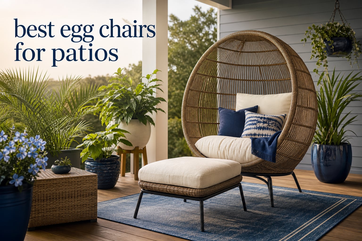 best egg chairs for patios