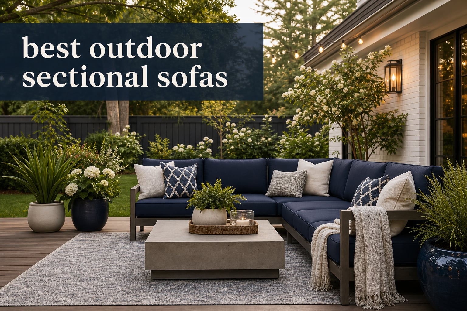 best outdoor sectional sofas