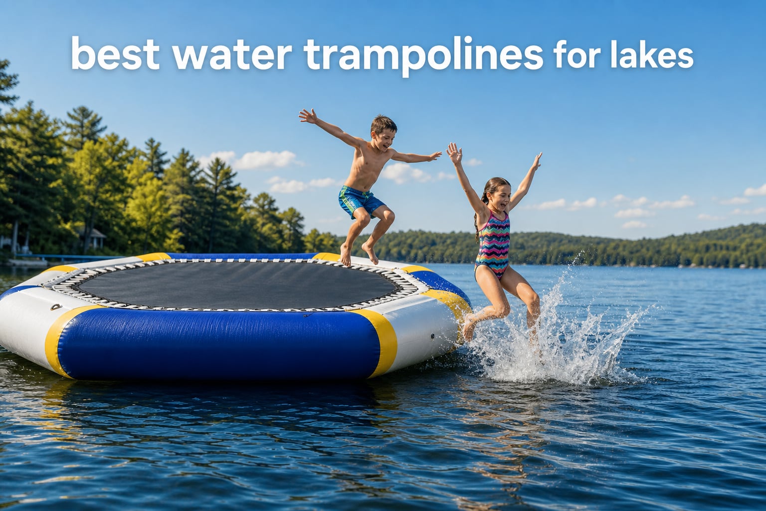 best water trampolines for lakes
