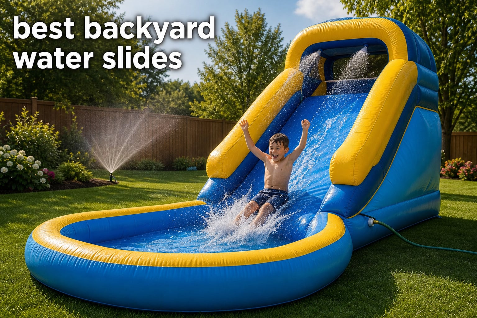 best backyard water slides